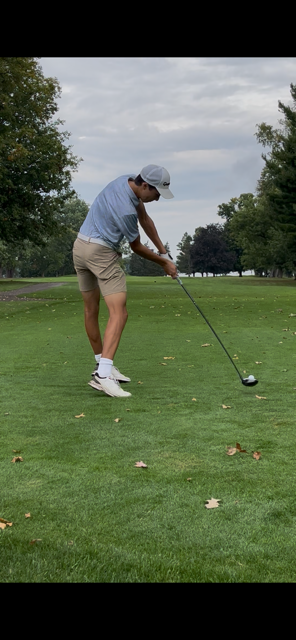 Jordan Sziraki golf swing sequence - impact